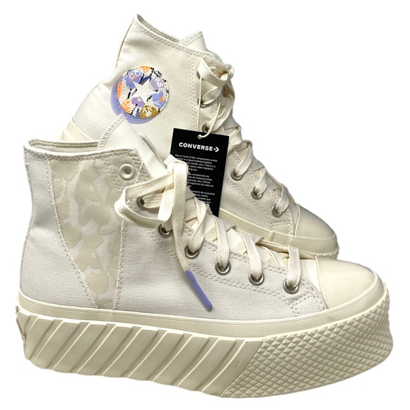 Converse Shoes - Converse Ctas Lift Platform High Shoe Skate Canvas Women Casual Sneakers A01732C